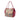 Beige Burberry Small Leather Trimmed Haymarket Check Coated Canvas Canterbury Tote
