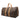 Brown Louis Vuitton Monogram Keepall Bandouliere 55 Travel Bag