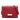 Red Burberry Embossed Grained Leather Langley Crossbody