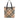 Beige Burberry Supernova Check Coated Canvas Tote
