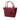 Red LOEWE Leather Senda Handbag