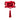 Red Fendi Mini FF PVC Satin Tassel Crossbody