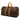 Brown Louis Vuitton Monogram Keepall Bandouliere 55 Travel Bag