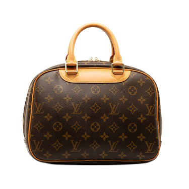Brown Louis Vuitton Monogram Trouville Handbag - Designer Revival