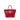Red Prada Glace Calf Twin Pocket Satchel
