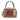 Brown LOEWE Metallic Leather Anagram Handbag - Designer Revival