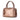 Brown LOEWE Metallic Leather Anagram Handbag - Designer Revival