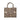 Brown Dior Mizza Small Embroidered Canvas Leopard Book Tote