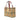Beige Burberry Haymarket Check Coated Canvas Tote