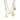 Gold Louis Vuitton Gold Plated Sweet Charms Tiered Necklace