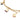 Gold Louis Vuitton Gold Plated Sweet Charms Tiered Necklace