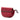 Red LOEWE Mini Bicolor Grained Calfskin Gate Crossbody