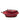 Red LOEWE Mini Bicolor Grained Calfskin Gate Crossbody