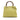 Yellow Gucci Small Calfskin Bamboo Shopper Satchel