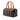 Brown Fendi Pequin Coated Canvas Boston Bag
