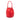 Red Bottega Veneta Nappa Intrecciato Drawstring Bucket Bag