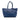 Blue Prada Vitello Phenix Shopping Tote Satchel