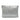 Silver Chanel Medium Metallic Chevron Calfskin O Case Clutch - Designer Revival