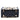 Black Fendi Mini Zucca Raffia Sunshine Shopper Tote Satchel