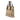 Beige Burberry Haymarket Check Coated Canvas Tote