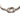 Silver Chanel CC Brass Double Snake Chain Knot Necklace