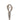 Silver Chanel CC Brass Double Snake Chain Knot Necklace