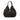 Black Louis Vuitton Monogram Denim Mahina XL Hobo Bag