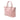 Pink Gucci Dollar Calfskin GG Charm Satchel