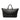 Black Bottega Veneta Intrecciato Trimmed Cervo Top Zip Travel Bag
