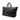 Black Bottega Veneta Intrecciato Trimmed Cervo Top Zip Travel Bag