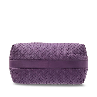 Purple Bottega Veneta Intrecciato Shoulder Bag - Designer Revival