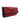 Red Chanel Medium CC Bicolor Quilted Lambskin Grosgrain Single Flap Shoulder Bag