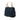 Blue Prada Tessuto Metal Handle Bag