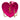 Pink Saint Laurent Mini Chevron Metallic Leather Monogram Love Heart Chain Bag