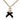 Gold Chanel CC Gold Plated Enamel Velvet Bow Pendant Necklace