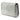 Silver Saint Laurent Medium Metallic Calfskin Classic Monogram Kate Crossbody