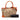 Brown Gucci GG Canvas Sukey Satchel - Designer Revival