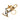 Gold Louis Vuitton Gold Plated New Wave Key Ring and Bag Charm - Designer Revival