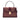 Red Gucci Small GG Canvas Web Ophidia Top Handle Flap Satchel