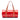 Red Louis Vuitton Monogram Vernis Bedford Handbag