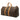 Brown Louis Vuitton Monogram Keepall 55 Travel Bag