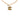 Gold Chanel Gold Plated Quilted CC Pendant Necklace