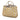 White Fendi Medium Studded Calfskin B Fab Satchel