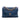 Blue Chanel Medium Calfskin Coco Chevron Envelope Flap Satchel - Designer Revival