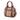 Brown Burberry Small Leather Trimmed House Check Canvas Bridle Orchard Satchel