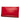 Red Gucci Embossed Leather Logo Clutch