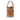 Brown Fendi Mini Leather Studded Floral Mon Tresor Bucket Bag Satchel