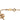 Gold Chanel Triple CC Gold Plated Strass Bracelet