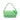 Green Fendi Medium Leather Embossed FF Baguette Satchel - Designer Revival