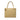 Beige Chanel Caviar Medallion Tote